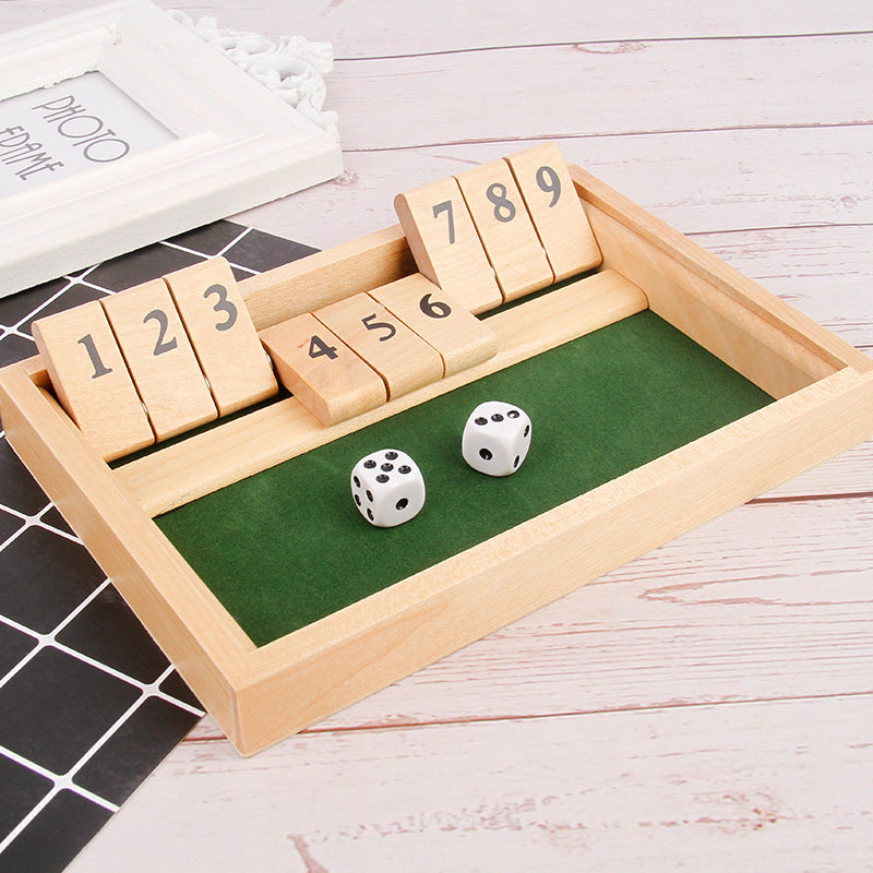 „Shut The Box“-Spiel – Lustiges Tisch-Mathespiel für Erwachsene und Kinder