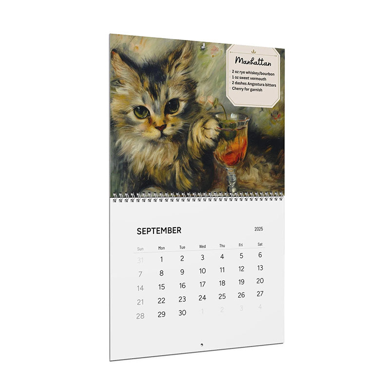 Katzencocktail-Kalender 2025