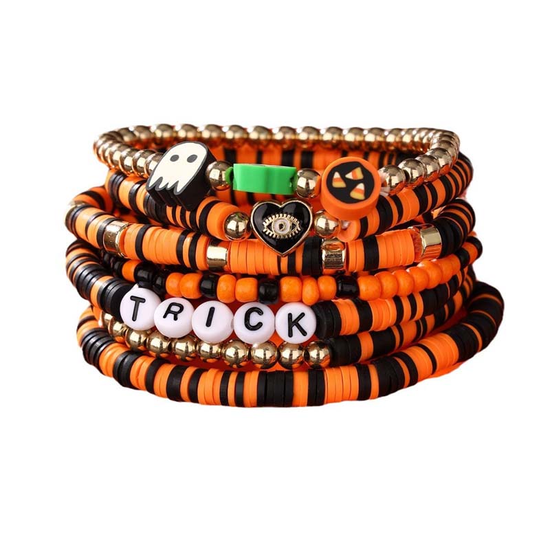 7-teiliges New Ambiance Halloween-Armbandset