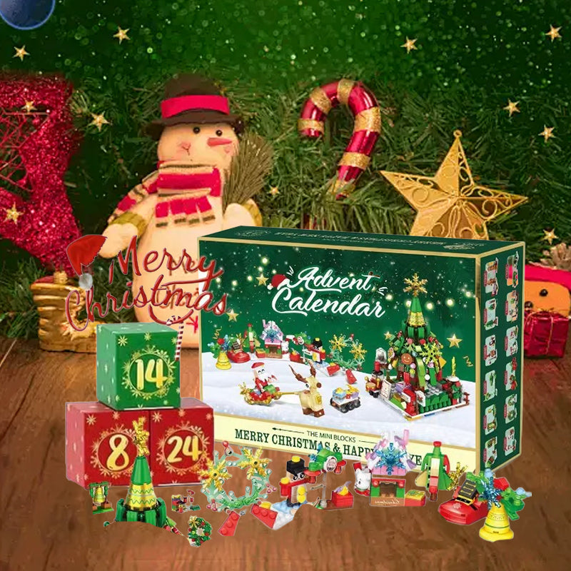 Neu Adventskalender Kinder-Weihnachts-Bausteine