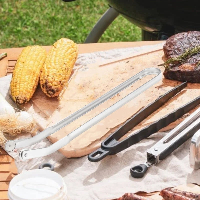 Zange zum Wenden von BBQ-Würstchen