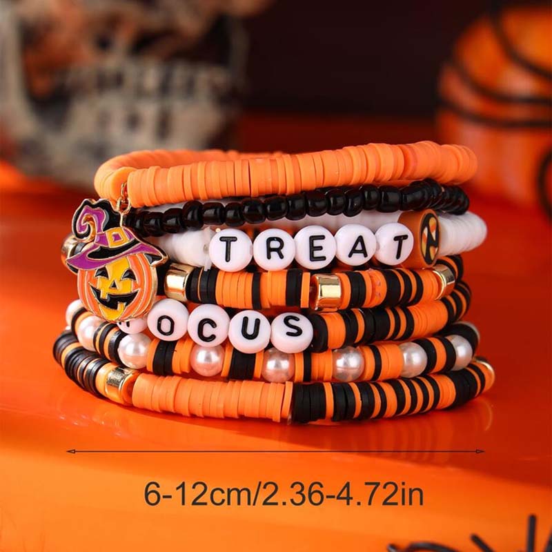 7-teiliges New Ambiance Halloween-Armbandset