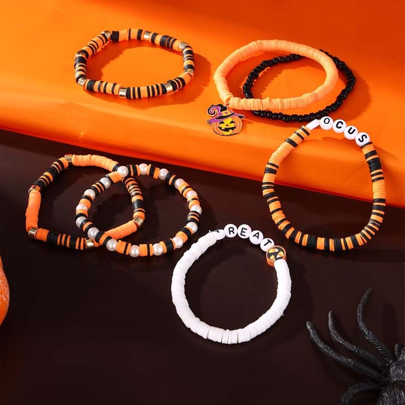 7-teiliges New Ambiance Halloween-Armbandset