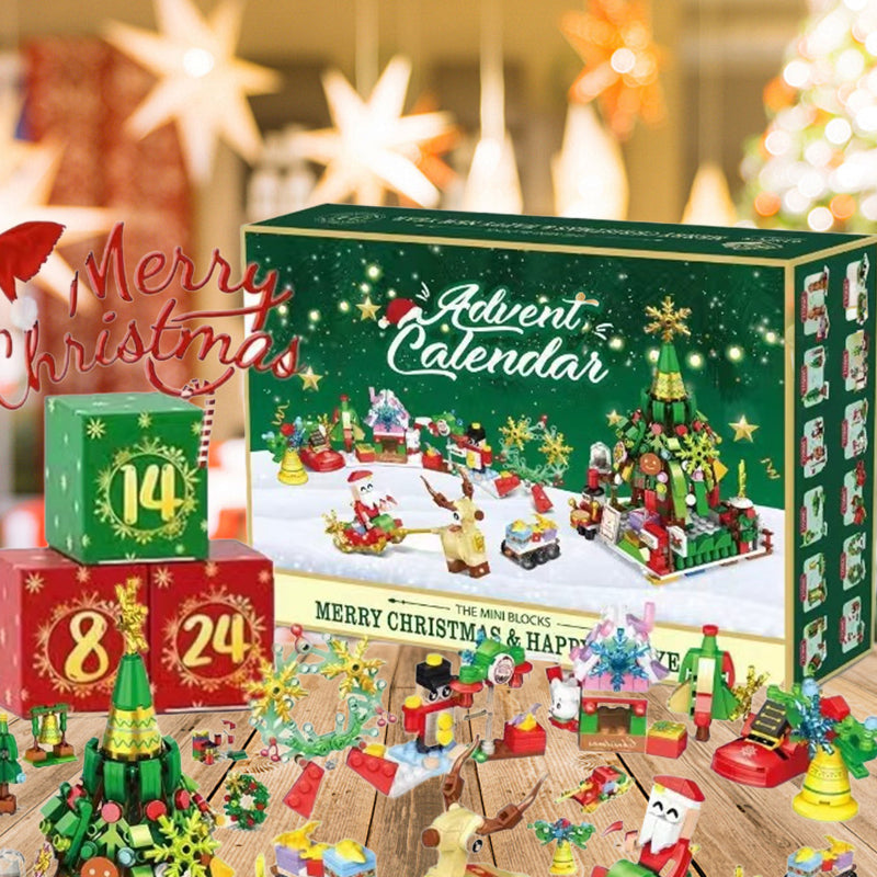 Neu Adventskalender Kinder-Weihnachts-Bausteine