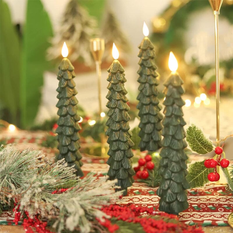 Weihnachtliche LED-Kerzenbaum