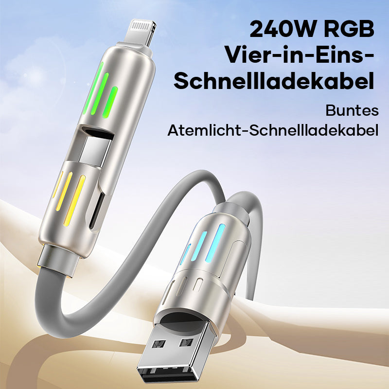 240 W 4-in-1 USB-C-Kabel