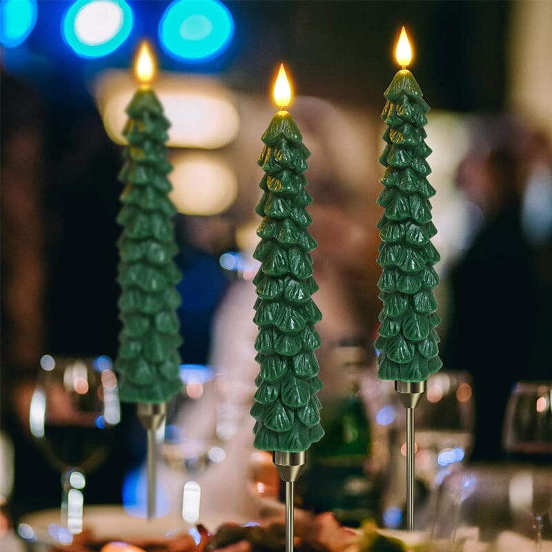 Weihnachtliche LED-Kerzenbaum