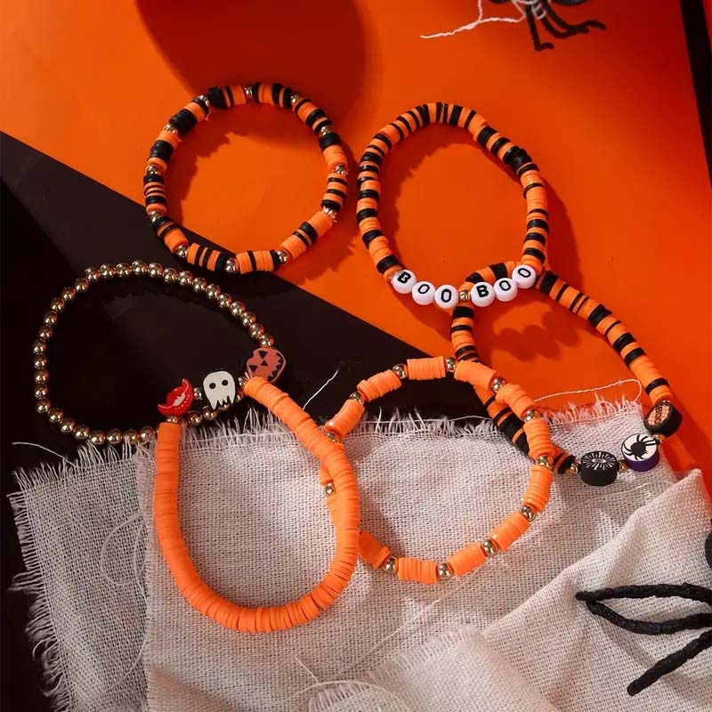 7-teiliges New Ambiance Halloween-Armbandset