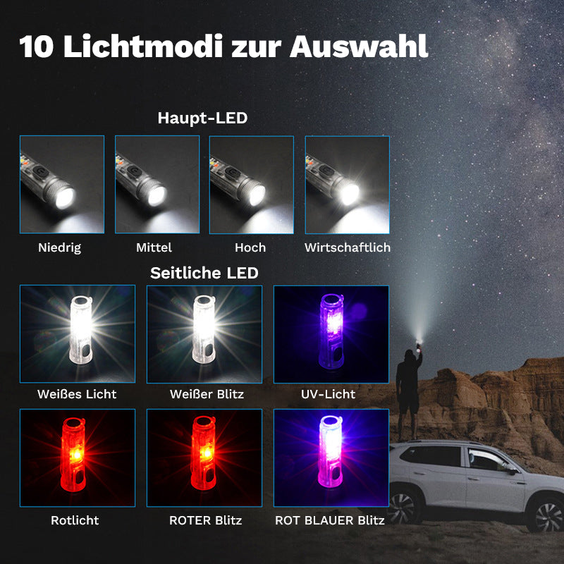 Mini-Taschenlampe mit starkem Licht