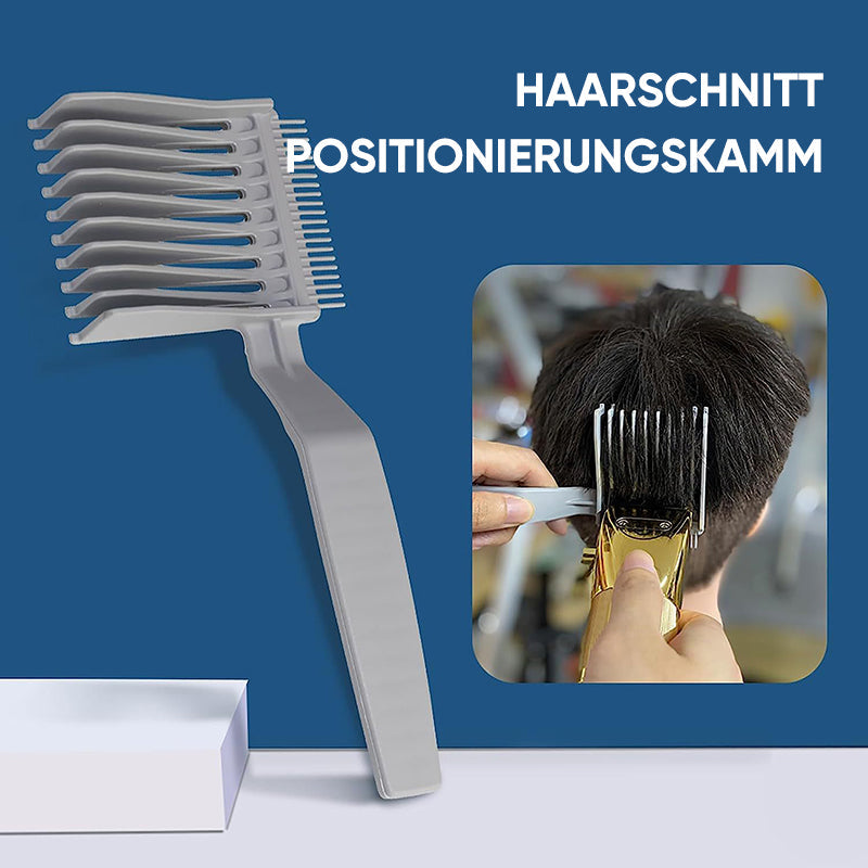 Barber Shop Herrenfriseur Flacher Haarkamm(2 Stk)