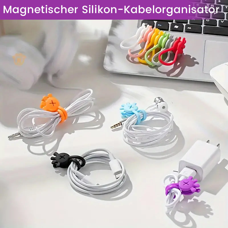 Magnetischer Silikon-Kabel-Organisator