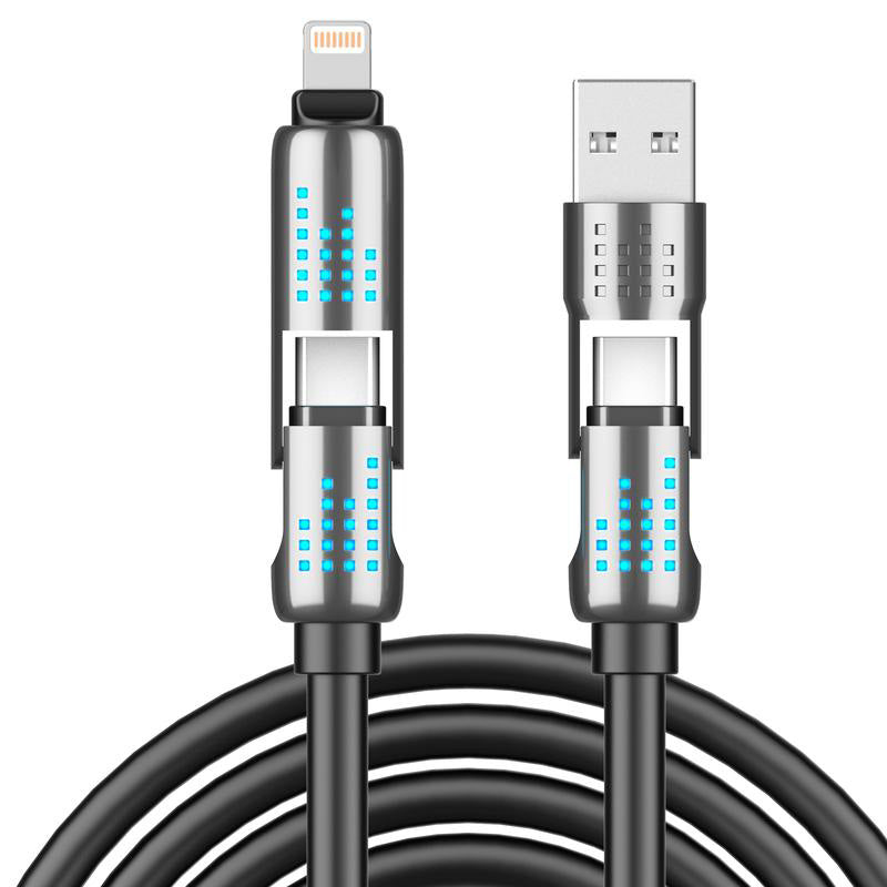 240W 4-in-1 USB-C Schnellladekabel