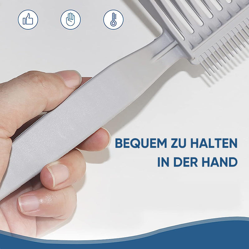 Barber Shop Herrenfriseur Flacher Haarkamm(2 Stk)