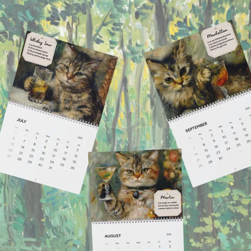 Katzencocktail-Kalender 2025