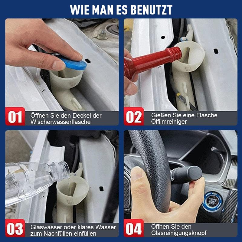 Stehaufe™ Kraftvolles Reinigungsmittel für Autoscheiben