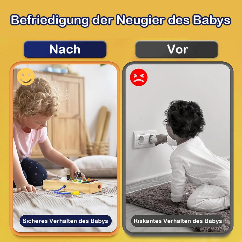 BESCHÄFTIGUNGSBRETT FÜR KLEINKINDER