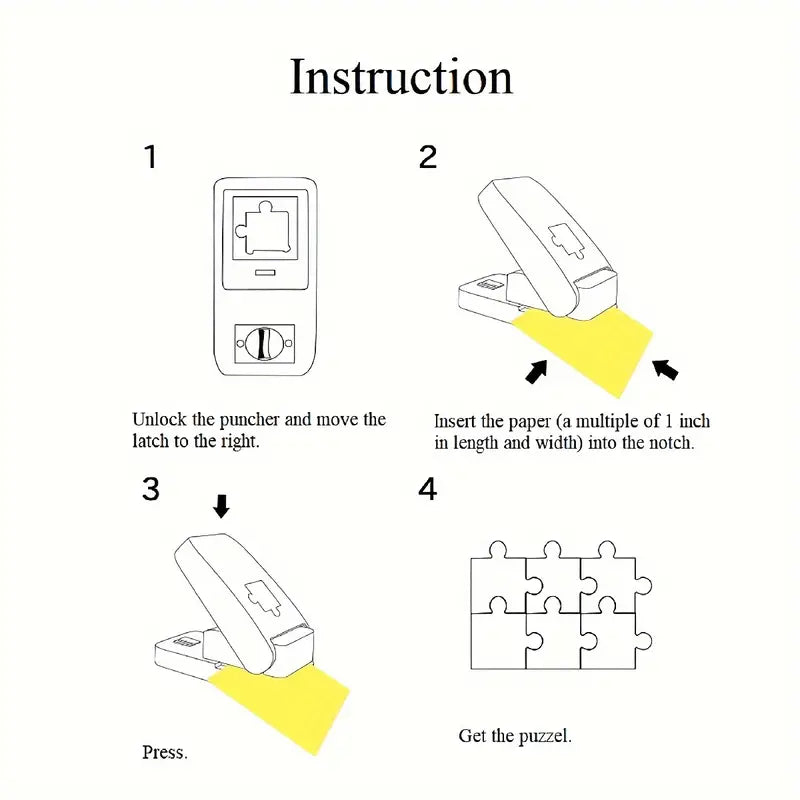 DIY-Puzzlestanzer zum Basteln - Perfekt für präzise Schnitte und kreative Projekte