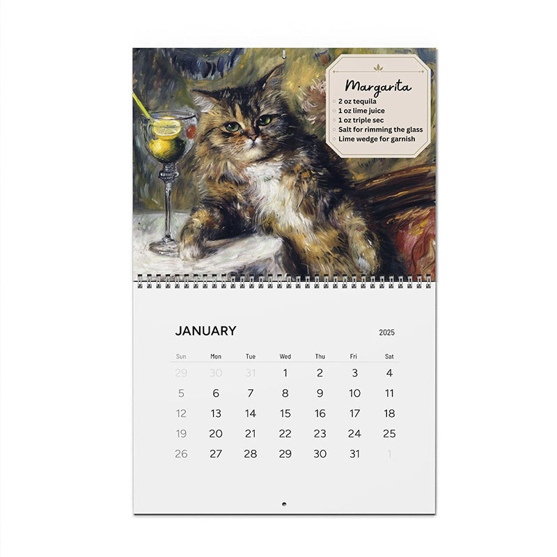 Katzencocktail-Kalender 2025