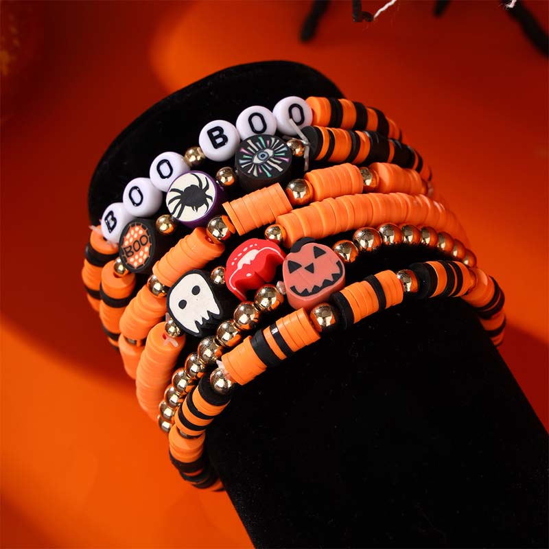 7-teiliges New Ambiance Halloween-Armbandset