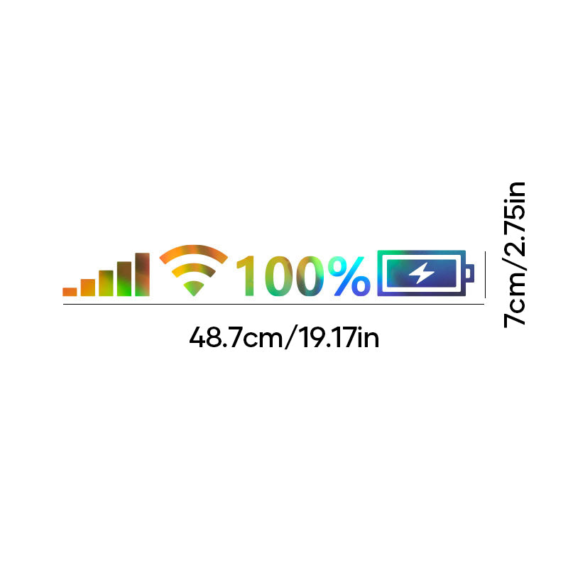 WiFi Power-Aufkleber für die Windschutzscheibe des Autos