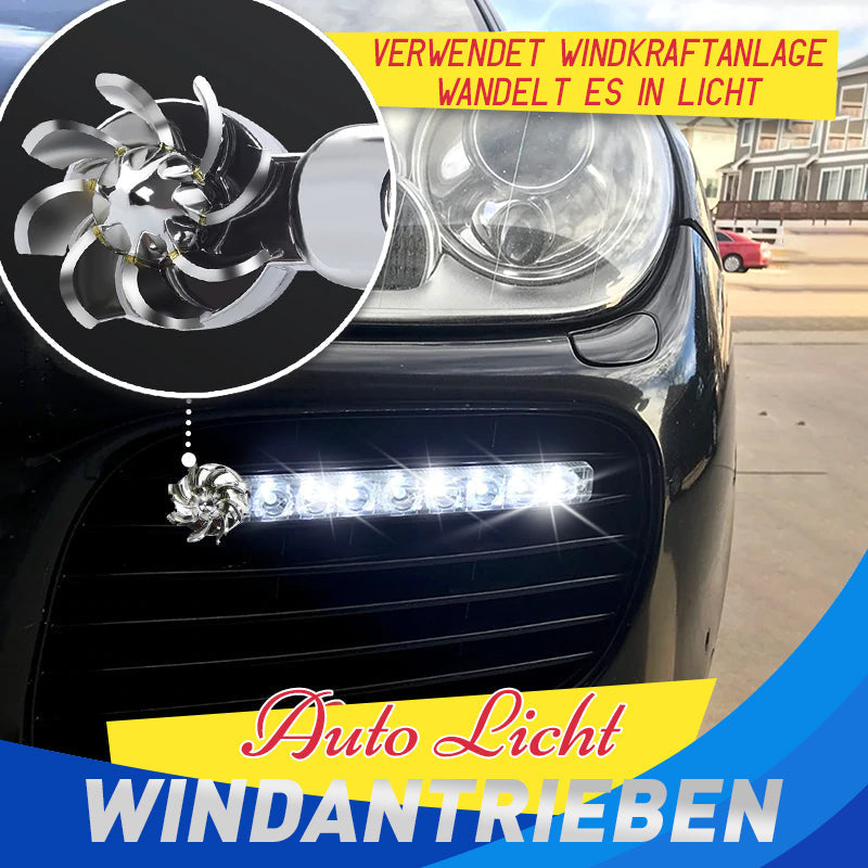 🚘✨Windbetriebene LED-Autolichter （2 Stck）