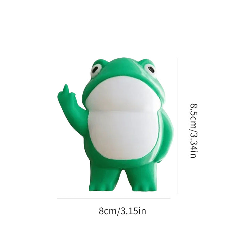 Mittelfinger-Frosch-Ornament