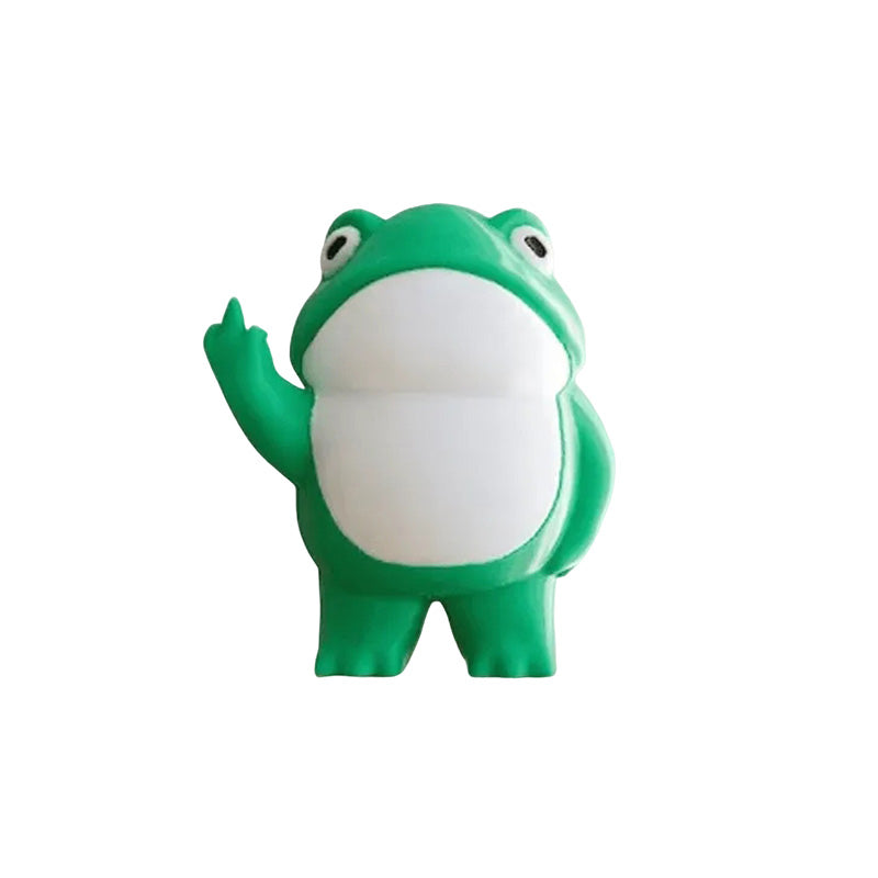 Mittelfinger-Frosch-Ornament