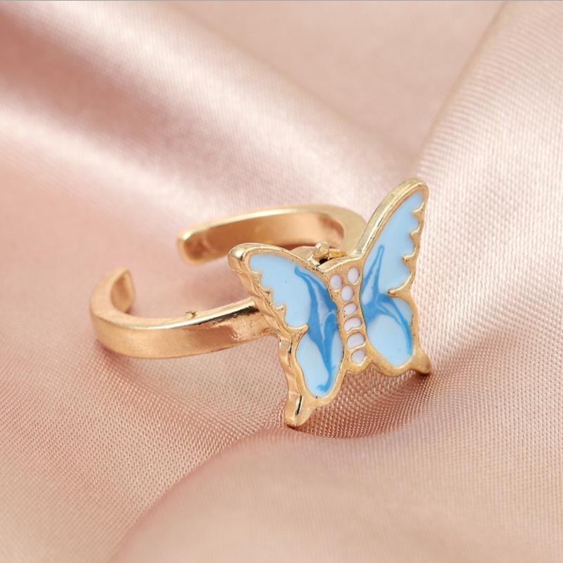 Gänseblümchen/Schmetterling | Drehbarer Ring