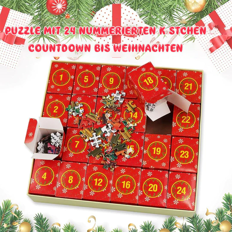 Adventskalender Weihnachtspuzzles