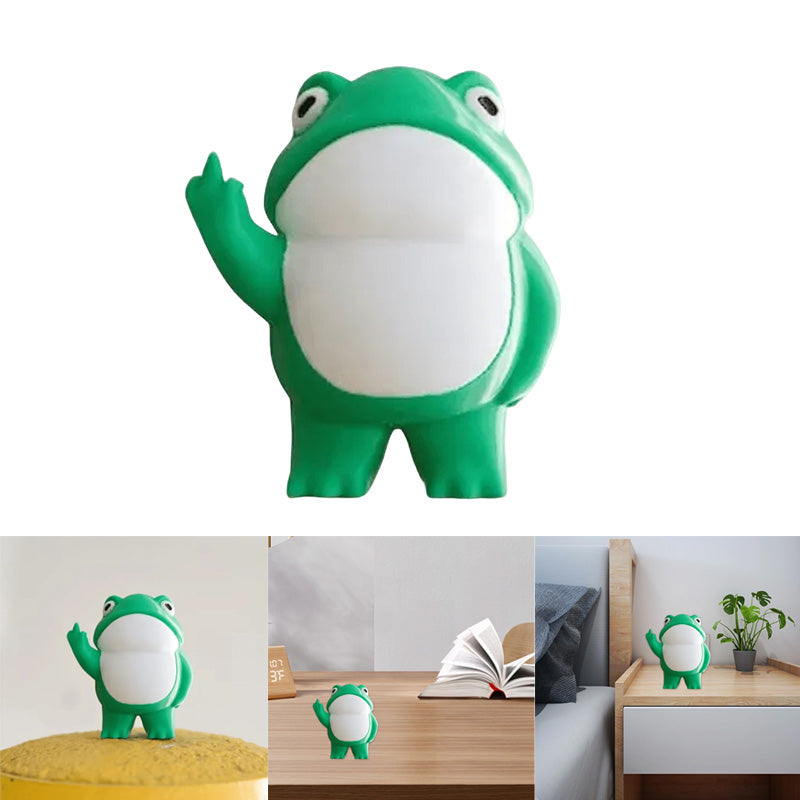 Mittelfinger-Frosch-Ornament