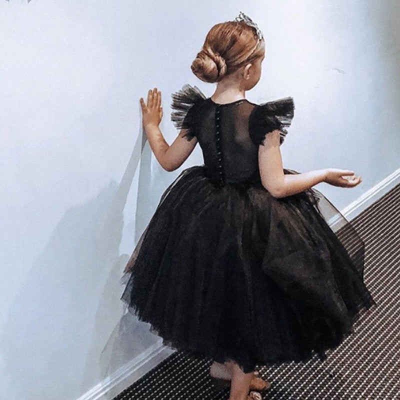 Prinzessin Tutu-Kleid mit fliegenden Ärmeln