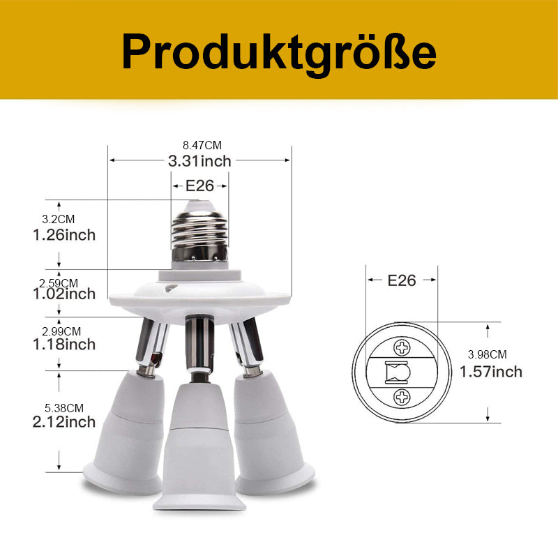 E27 Steckdosen Verteiler