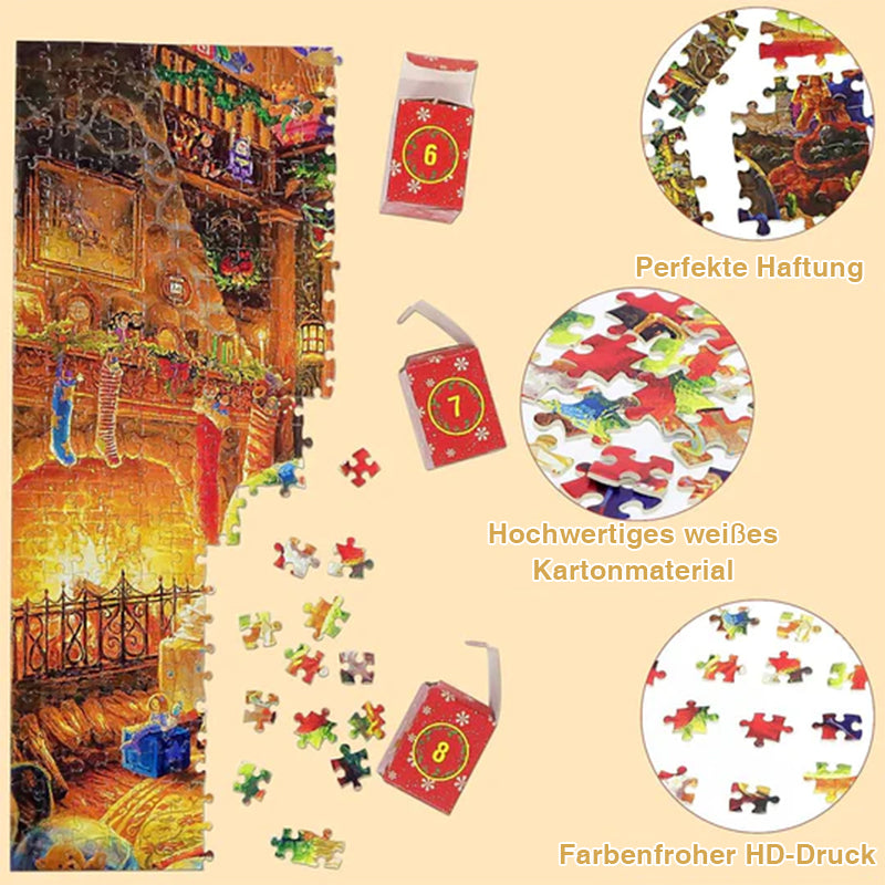 Adventskalender Weihnachtspuzzles