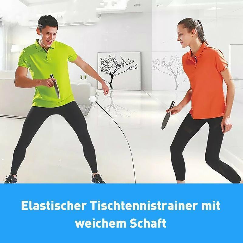 Tischtennistrainer-Eine Person kann auch Tischtennis spielen