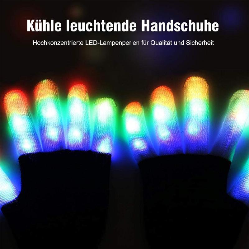 Leuchtende Handschuhe 3 Farben 6 Modi